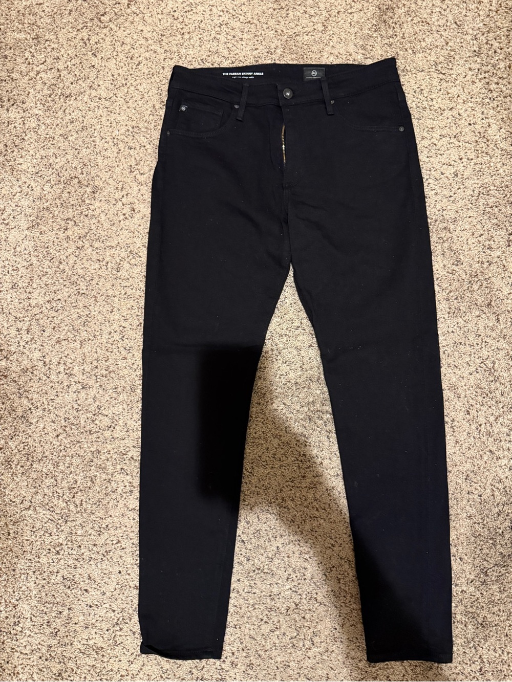 AG Adriano Goldschmied Men's Black Skinny Jeans